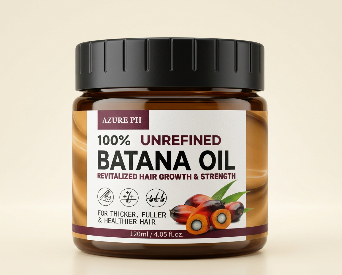 AZURE PH 100% Unrefined Batana Oil jar